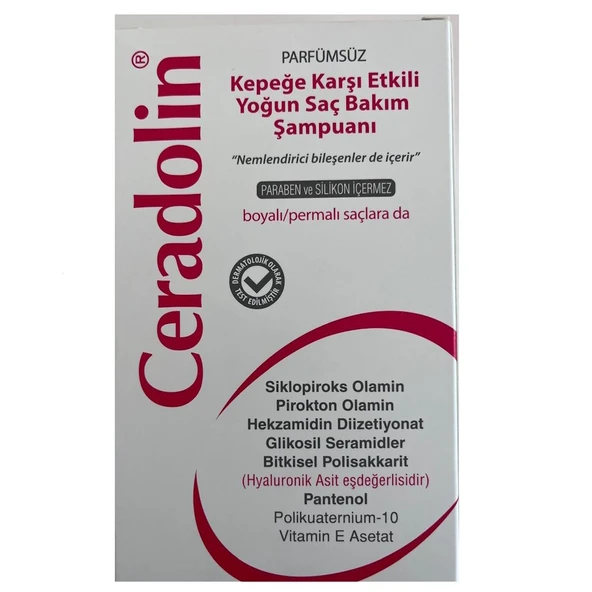 Dermadolin Ceradolin Kepek Karşıtı Yoğun Saç Bakım şampuanı 300ml ürün görseli 1