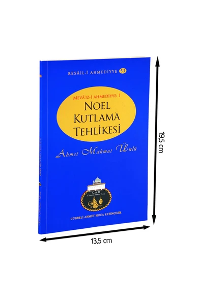 Cübbeli Ahmed Hoca Noel Tehlikesi Kitabı-1193 ürün görseli 1