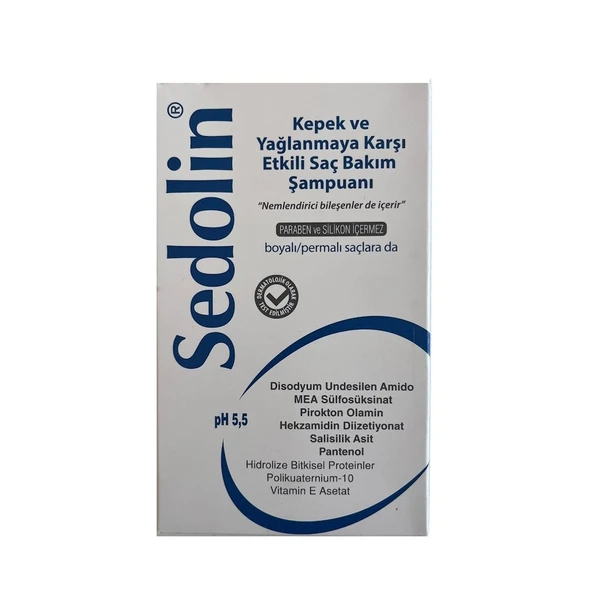 Dermadolin Sedolin Kepek ve Yağlanma Karşıtı Saç Bakım şampuanı 300ml ürün görseli 1