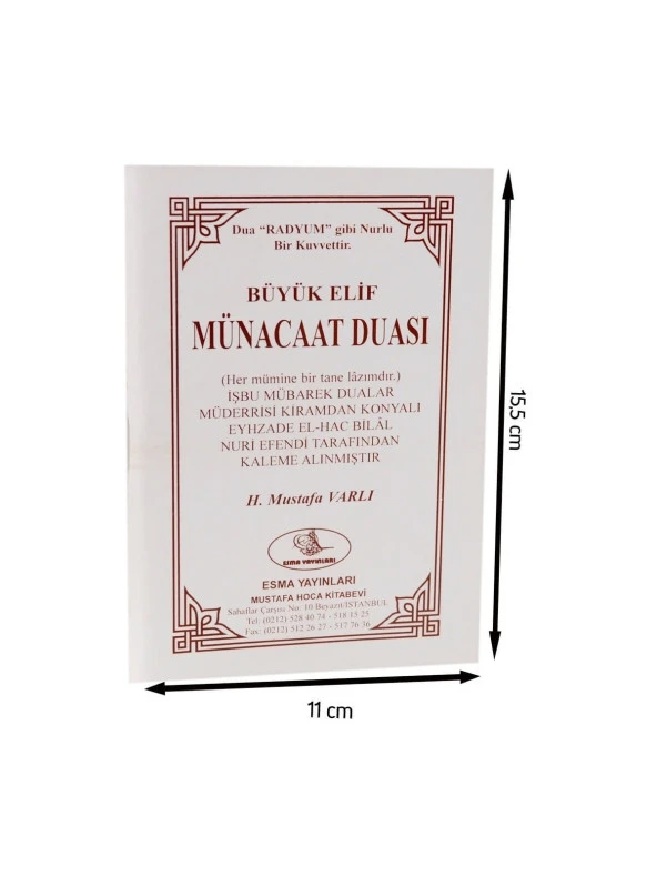 Büyük Elif  Münacaat Duası-1372 ürün görseli 1