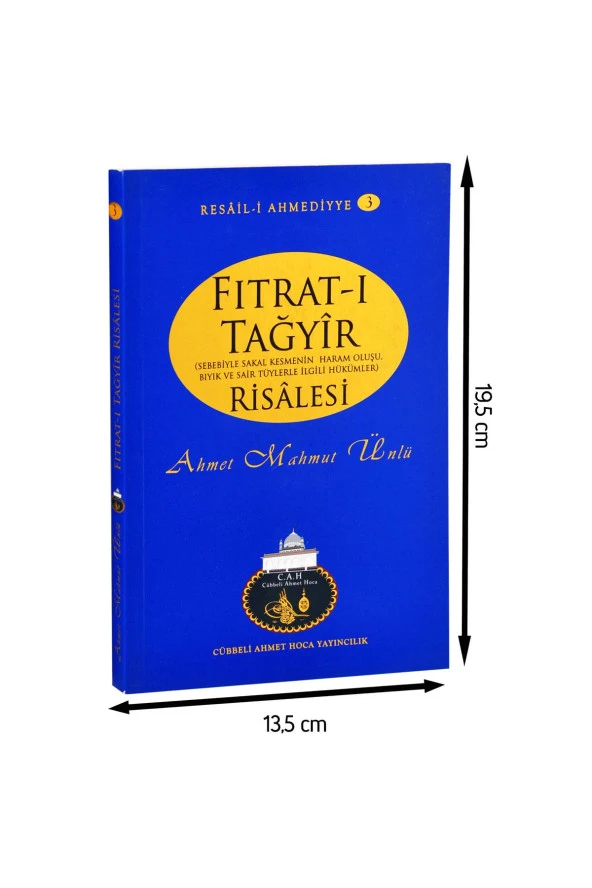 Cübbeli Ahmed Hoca Fıtrat-ı Tağyir Risalesi -1180 ürün görseli 1