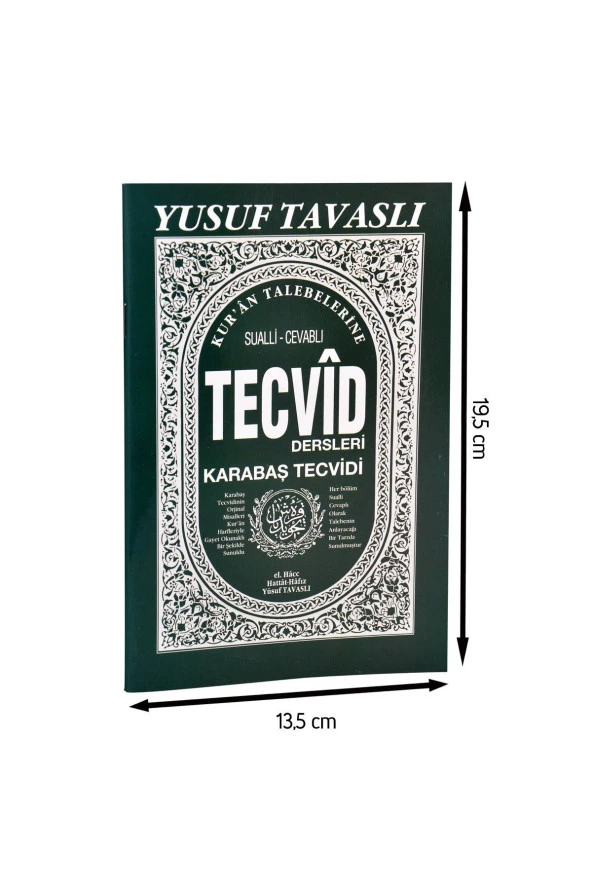 Tecvîd Karabaş Açıklamalı-1652 ürün görseli 1