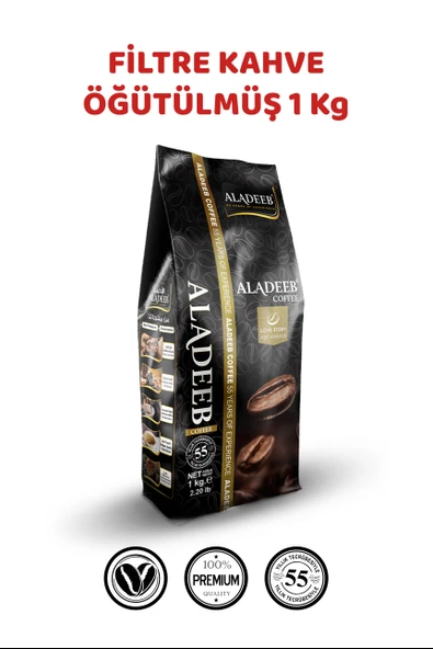 Filtre Kahve 1000 gr Öğütülmüş Filtre Kahve 1 kg ürün görseli 1