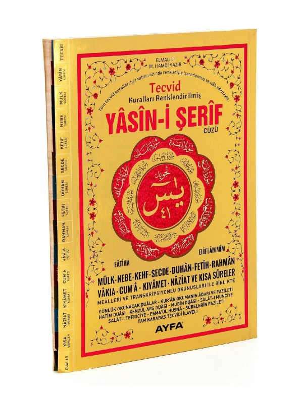Yasin Kitabı - Orta Boy - 144 Sayfa - Fihristli - Tecvidli - Yaldızlı Kapak - Ayfa Yayınevi - Mevlid Hediyeliği ürün görseli 1