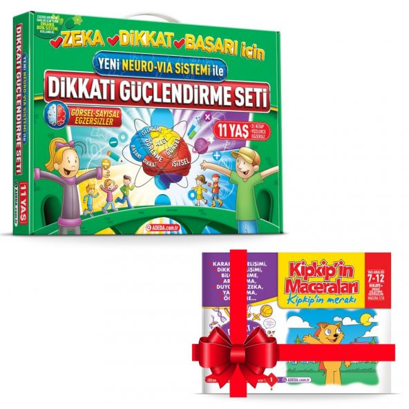 Adeda Dikkati Güçlendirme Seti DGS 11 Yaş - Hikaye Kitabı Hediye ürün görseli 1