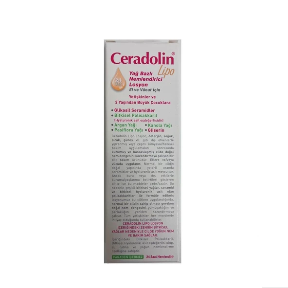 Dermadolin Ceradolin Lipo Yağ Bazlı Nemlendirici Losyon 50ml ürün görseli 1