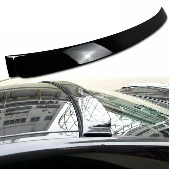 AUTOGP Bmw e90 cam üstü spoiler siyah boyalı plastik 2006 / 2012 ürün görseli 1