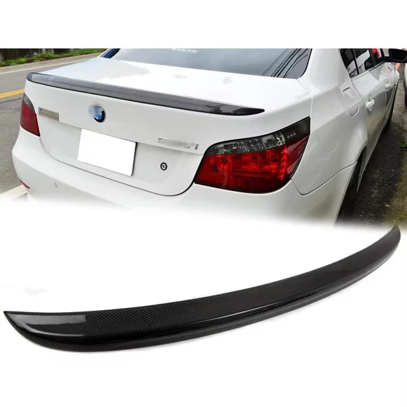 AUTOGP Bmw E60 m5 bagaj üstü spoiler siyah boyalı plastik boyalı 2003 / 2009 ürün görseli 1