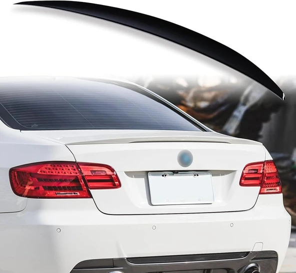 AUTOGP Bmw e92 bagaj üstü spoiler siyah boyalı plastik 2005 / 2012 ürün görseli 1