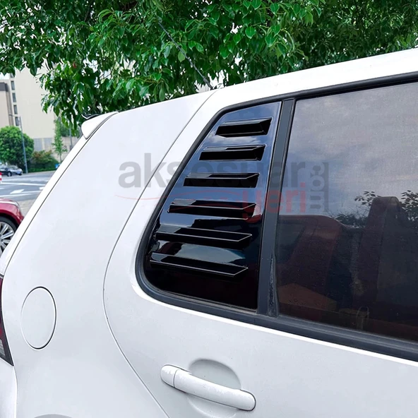Vw Golf 4 İçin Kelebek Cam Vizörü Kaplaması Piano Black ürün görseli 1