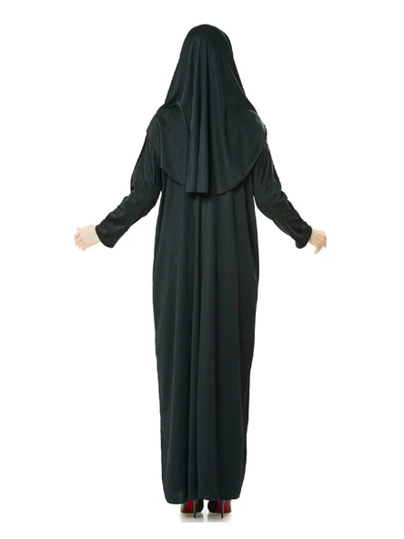 Siyah Namaz Elbiseli İbadet Seti - Resim 3