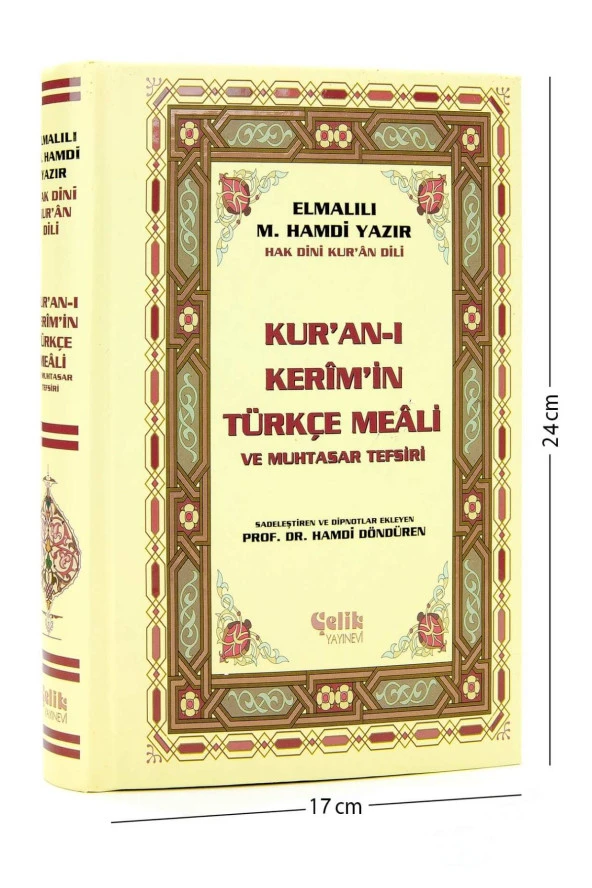 Kuranı Kerim Türkçe Meali ve Muhtasar Tefsiri - Orta Boy - Çelik Yayınevi ürün görseli 1