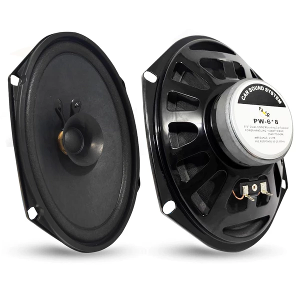 PAWER PW-6X8 Oto Hoparlör Oval 6X8 İnç 100 Watt 1 Adet ürün görseli 1