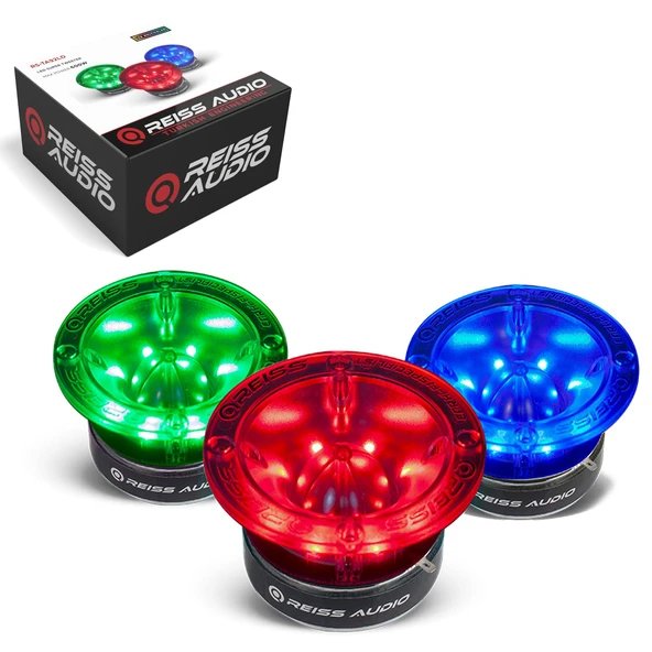 REISS AUDIO RS-TA92LD Tweeter Bullet 12cm 600 Watt Rgb Ledli 1 Adet ürün görseli 1