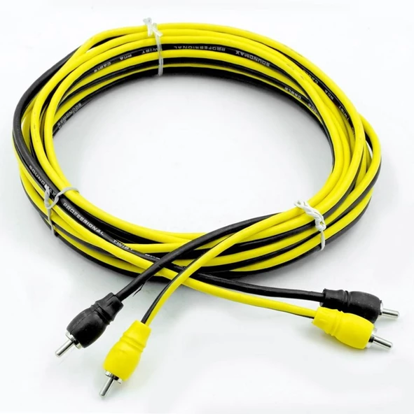 SOUNDMAX SX-RCA5M Anfi Kablosu 2 Rca 2 Rca 5 Metre (AKS-85) ürün görseli 1