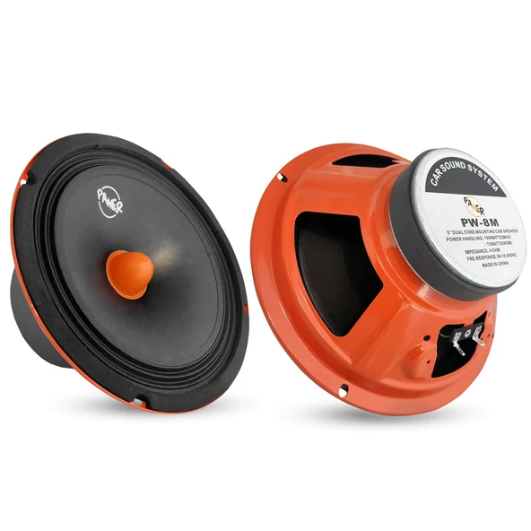 PAWER PW-8M Oto Midrange 20cm 250 Watt 1 Adet ürün görseli 1
