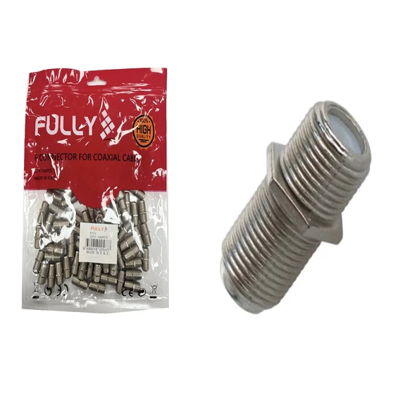F Konnektör Ara Dişi Dişi E-321(100'lü paket) (E-19) ürün görseli 1