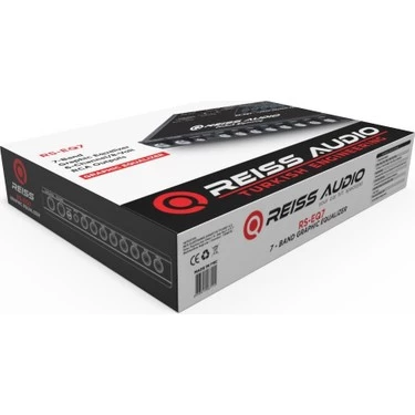 GRAFİK EKOLAYZER 6 KANAL 7 BANTLI REISS AUDIO RS-EQ7 ürün görseli 1