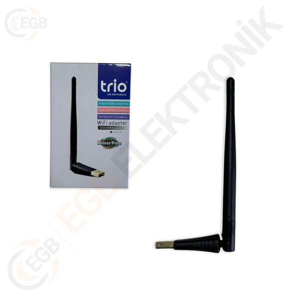TRİO W114 3DBI USB WİRELESS ANTENLİ ürün görseli 1