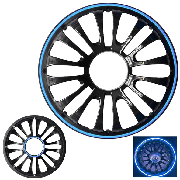EGB Subwoofer Kapağı Çift Neon Ledli 30cm Mavi 1 Adet ürün görseli 1