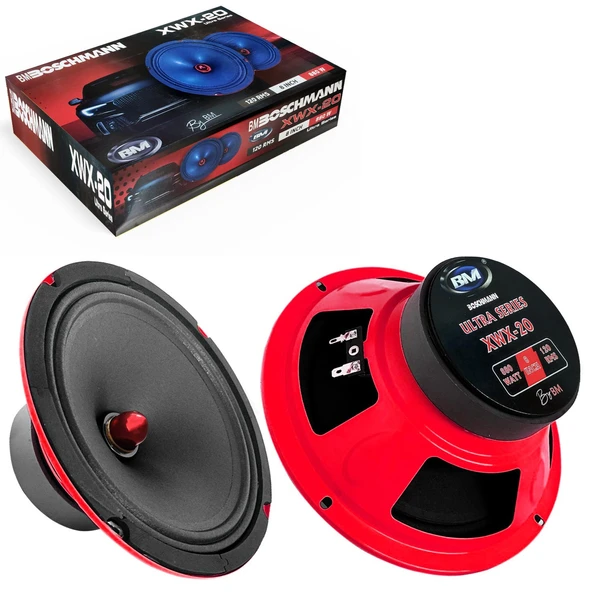 BOSCHMANN Xm-20 Oto Midrange 20cm 880 Watt (120 Rms) 2 Adet ürün görseli 1