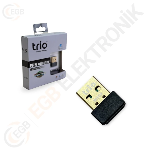 TRİO W102 USB TIRNAK WİRELESS ürün görseli 1