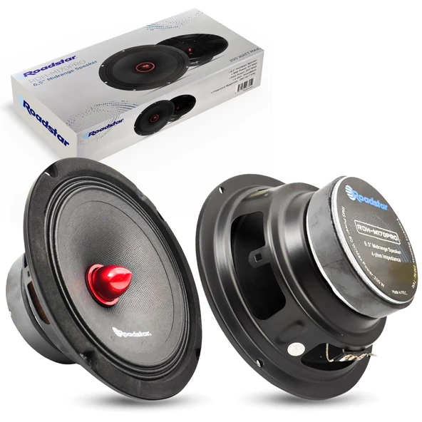 ROADSTAR RDH-M170PRO Oto Midrange 17cm 200 Watt 2 Adet ürün görseli 1