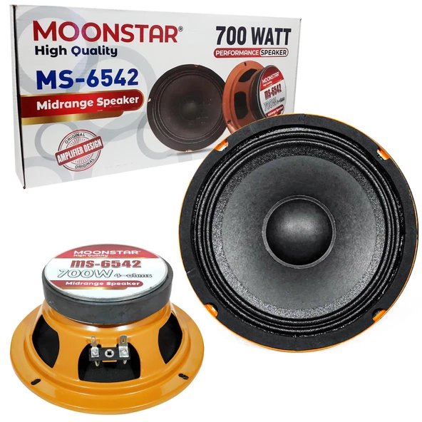 MOONSTAR MS-6542 Oto Midrange 16cm 700 Watt 2 Adet ürün görseli 1