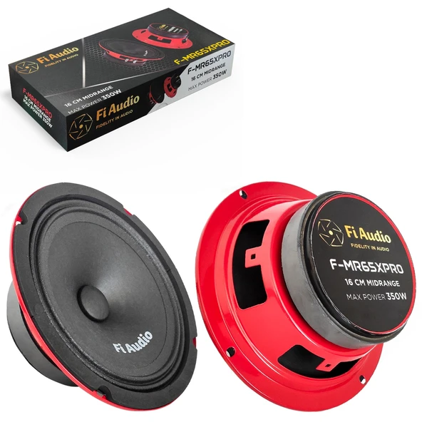 Fİ AUDIO F-MR65XPRO Oto Midrange 16cm 350 Watt 2 Adet ürün görseli 1