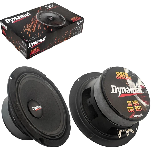 DYNAMAT JOKER-16 Oto Midrange 16cm 290 Watt 2 Adet ürün görseli 1