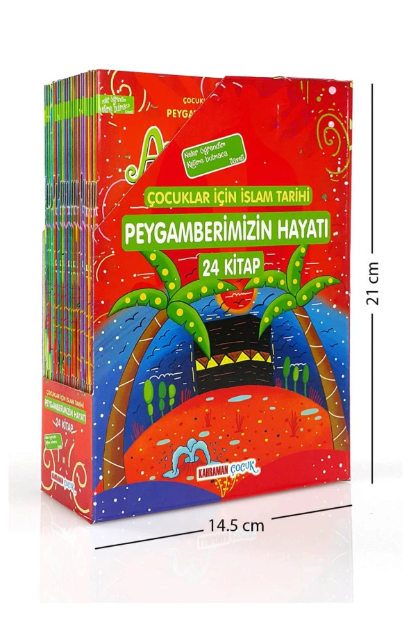 Çocuklar İçin İslam Tarihi - Peygamberimizin Hayatı Çocuk Dini Eğitim Seti ürün görseli 1