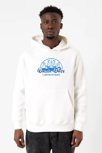 Breaking Bad Walter White Laboratories Beyaz Erkek 3ip Kapşonlu Sweatshirt ürün görseli 1