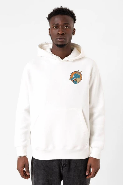 Dragon Ball Z Anime Shenron Beyaz Erkek 3ip Kapşonlu Sweatshirt ürün görseli 1