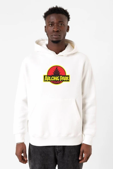 One Piece Anime Arlong Park Beyaz Erkek 3ip Kapşonlu Sweatshirt ürün görseli 1