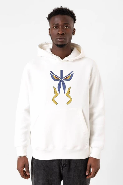 Kill La Kill Anime Junketsu Beyaz Erkek 3ip Kapşonlu Sweatshirt ürün görseli 1