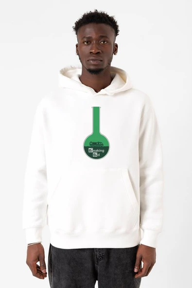 Breaking Bad Merch Beyaz Erkek 3ip Kapşonlu Sweatshirt ürün görseli 1