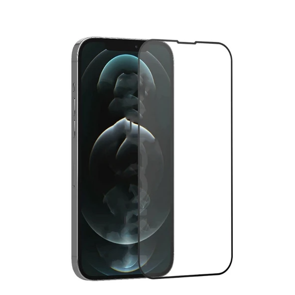 Gpack Apple iPhone 15 Pro Max Ekran Koruyucu Cam Rio Glass Siyah ürün görseli 1