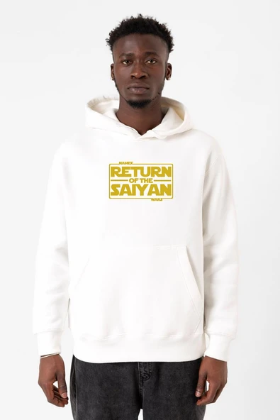 Dragon Ball Z Anime Namek Wars Beyaz Erkek 3ip Kapşonlu Sweatshirt ürün görseli 1