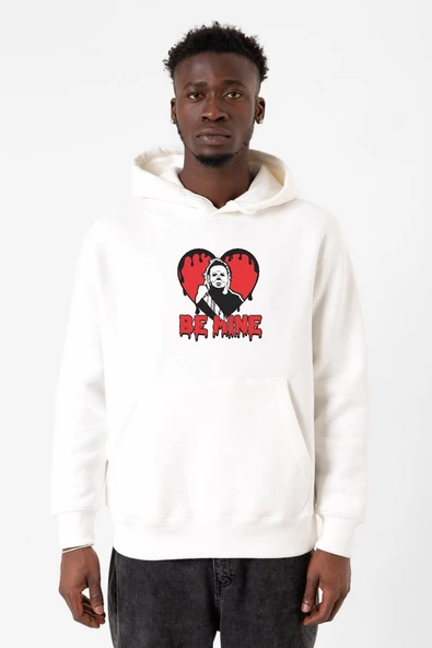 Be Mine Michael Myer Beyaz Erkek 3ip Kapşonlu Sweatshirt ürün görseli 1