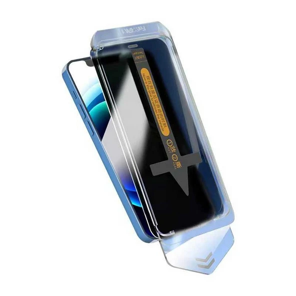 Gpack Apple iPhone 11 Ekran Koruyucu Hayalet Süper Fast Privacy Film Siyah ürün görseli 1