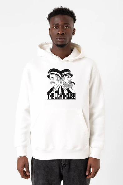 The Lighthouse Baseball Beyaz Erkek 3ip Kapşonlu Sweatshirt ürün görseli 1