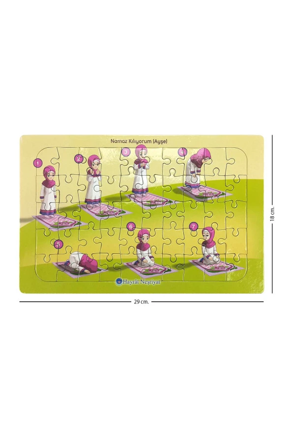 Namaz Kılıyorum (Ayşe) Yapboz-1126 ürün görseli 1