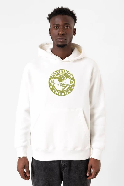 Fallout Poseidon Energy Beyaz Erkek 3ip Kapşonlu Sweatshirt ürün görseli 1