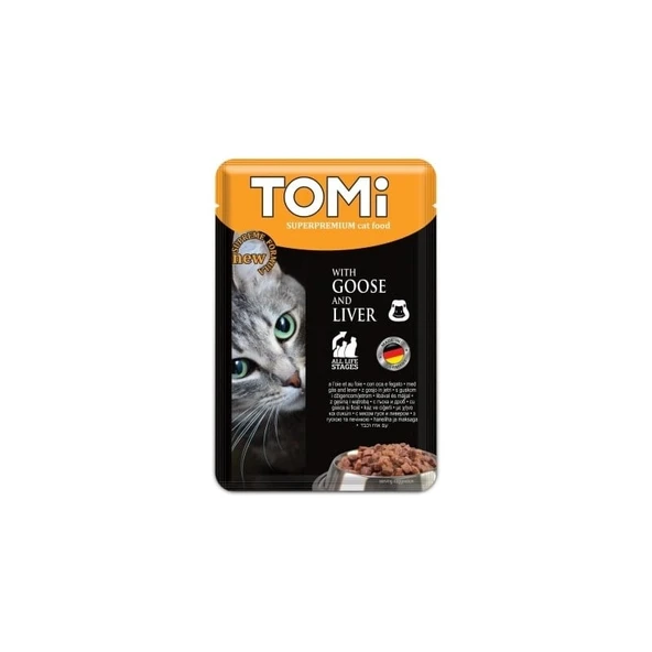 Tomi Kedi Kaz - Ciğer Pouch Mama 100gr ürün görseli 1