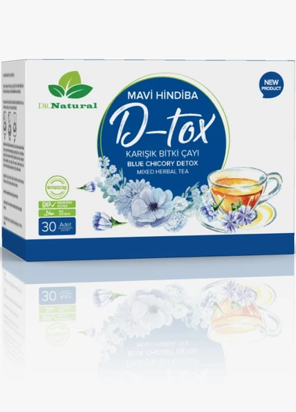 Mavi Hindiba Detox Karışık Bitki Tozu 30 Şase Mavihindiba Detoks Çayı ürün görseli 1