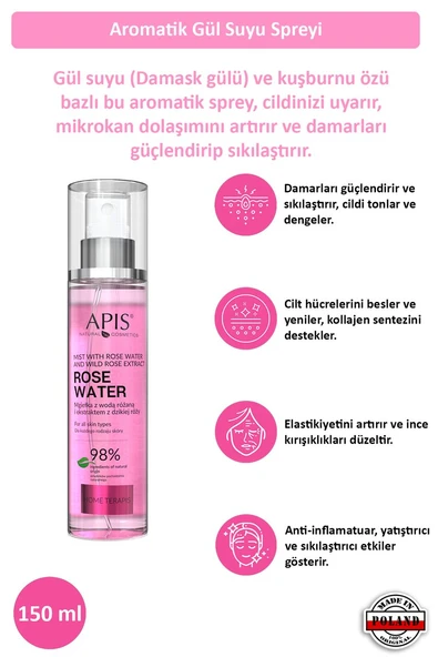 Gül Suyu ve Yaban Gülü Özlü Losyon - 150ml ürün görseli 1