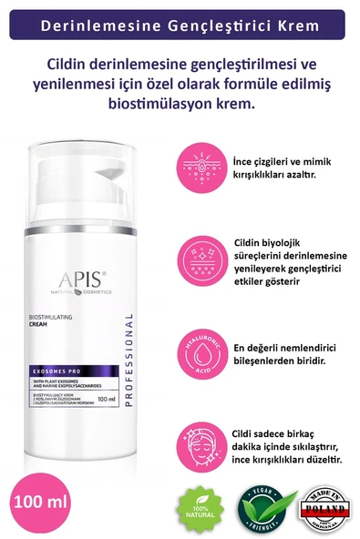 Yaşlanma Karşıtı EXOSOMES PRO Biyostimüle Edici Krem 100ml ürün görseli 1