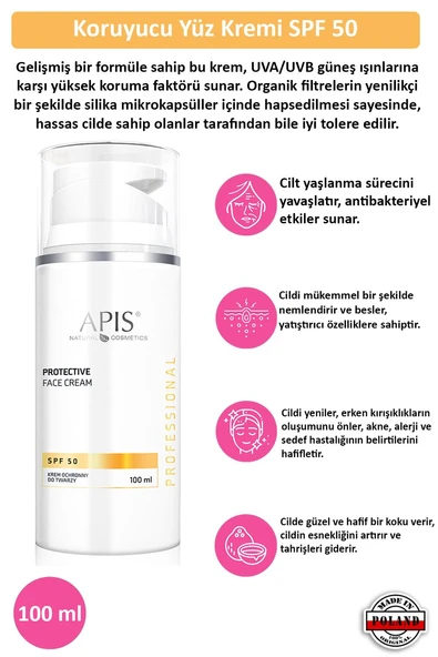 Yüz Güneş Kremi SPF 50 - 100ml ürün görseli 1