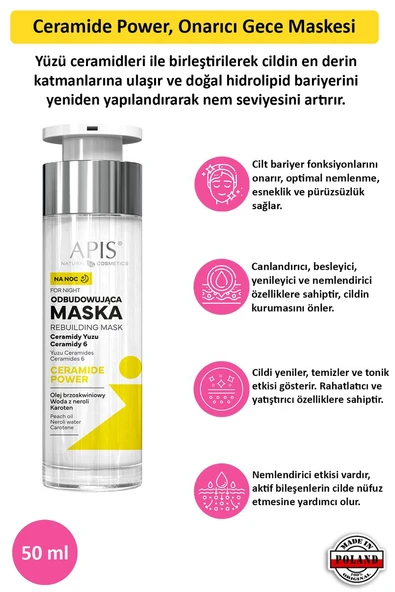 Gece Kremi - Seramid Gücü Onarıcı - 50 ml ürün görseli 1