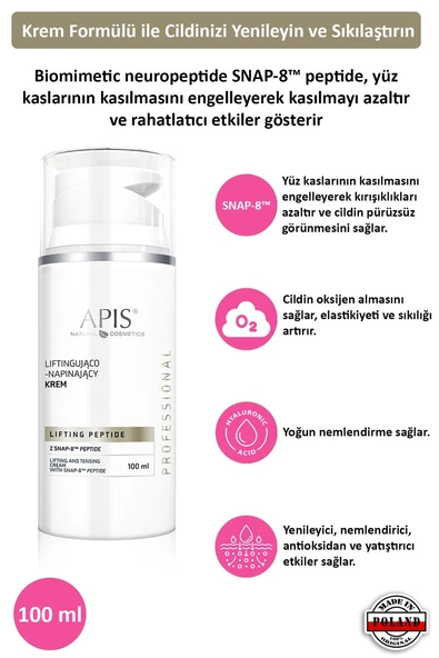 Yaşlanma Karşıtı - SNAP-8 MT Peptit İçeren Krem - 100ml ürün görseli 1